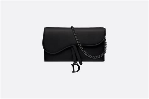 dior saddle wallet black ultramatte calfskin|Saddle Wallet Black Ultramatte Calfskin .